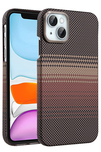 NewFace غطاء OZLSTOR لهاتف Apple iPhone 14 Vega Magsafe - (174645) Desert Tit...