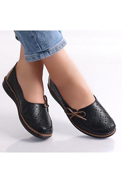 OEM Pantofi sport damă casual negri/kaki din piele Norte, mărimea 38