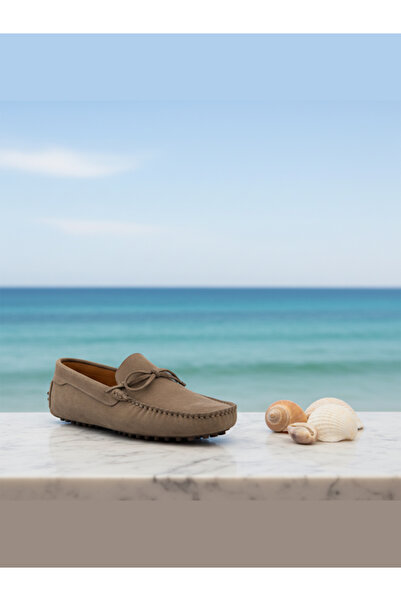 scatto Ανδρικά παπούτσια Loafer από δέρμα βιζόν SCT-035