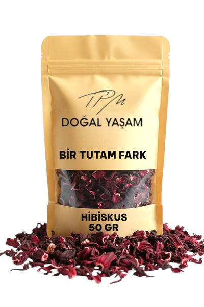 Tpm Hibiskus Çayı 50 gr Medine Gülü Katkısız Doğal