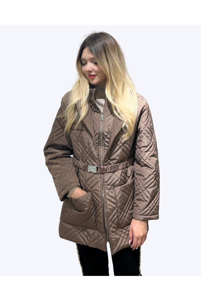 Zems Kemerli Kadın Yeni Sezon Mont