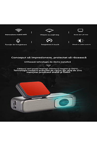 OEM Car DVR Camera Ultra Premium Dual Lens 4K+1080P Metal WiFi App Control 1.5 inch IPS Sensor