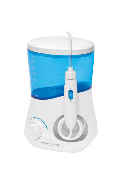 ProfiCare PC-MD 3005 Oral Irrigator, 600ml, 5 Levels, 3 Nozzles, White