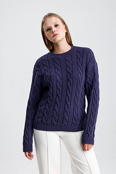 Figo Hair Braided Cotton Washable Women's Sweater