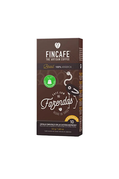 Fincafe Capsule de cafea 10 bucati, Fincafe, Brasil Fazendas, compatibile Nes...