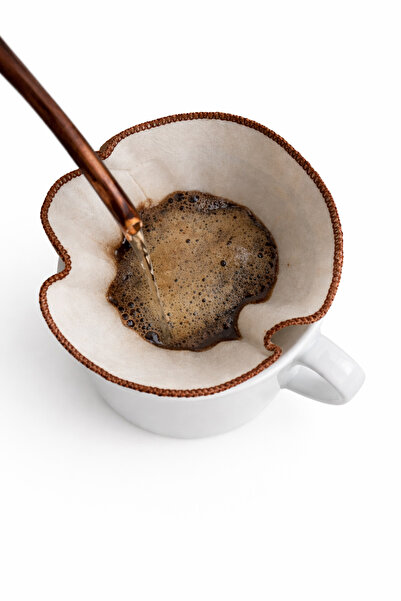 SUNYOGA Ham Keten Bez Kahve Filtresi Set 3 adet – Tekrar Kullanılabilir, Doğa...