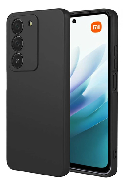 NewFace OZLSTOR غطاء سيليكون أولي لهاتف شاومي ريدمي 15 4G (181816) - أسود