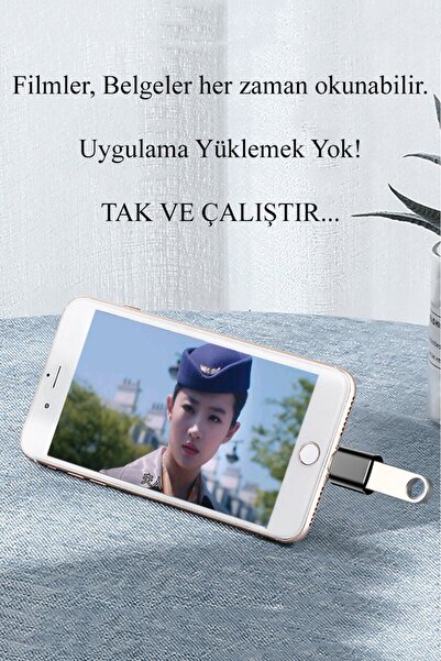 harry Iphone Ipad Uyumlu Lightning To Usb 3.0 (yüksek Hızlı) Veri Aktarımı Otg Çevirici Dönüştürücü