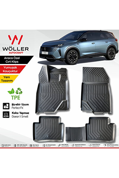 wöller Yeni Peugeot 5008 Paspas 2025 Sonrası Uyumlu 3d Havuzlu Paspas