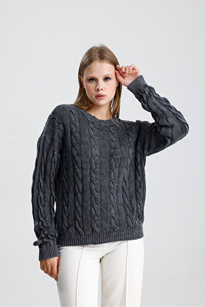 Figo Hair Braided Cotton Washable Women's Sweater