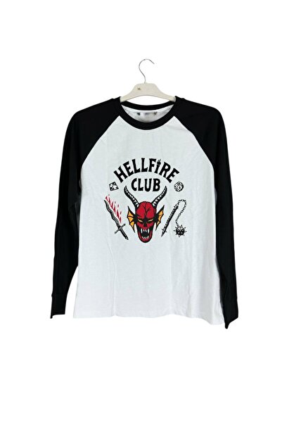 Vintagecibo Stranger Things Hellfire Club Kadın Sweatshirt