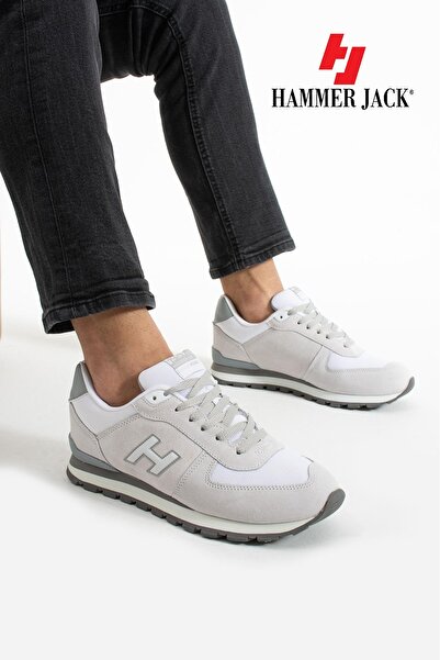 Hammer Jack Beyaz - Hammerjack Peru 19250 Hakiki Deri Spor Ayakkabı