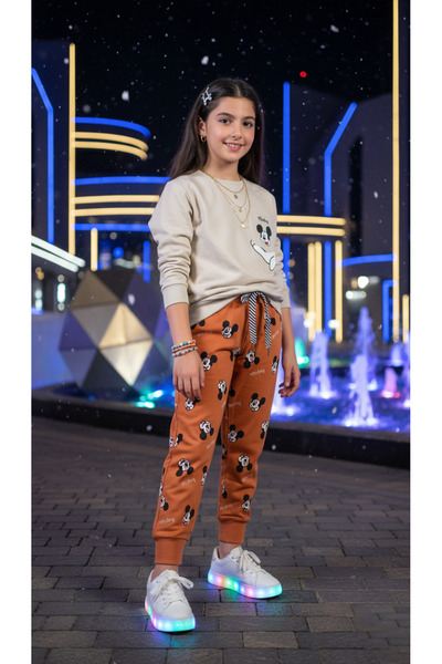 ATA7 طقم ميكي ماوس البرتقالي