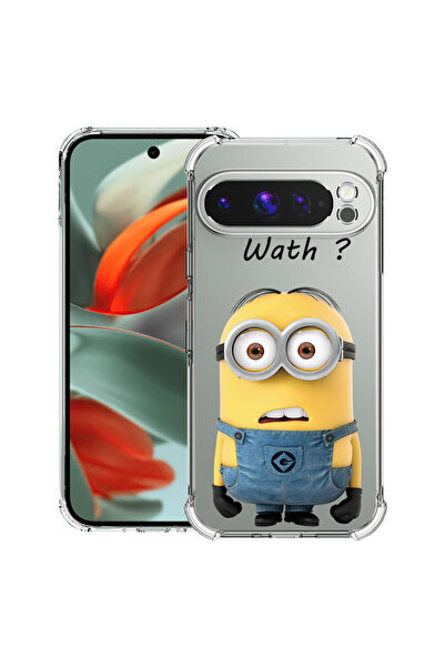 bestcase Husa antișoc compatibilă cu Google Pixel 10 / Pixel 10 Pro, Minion W...