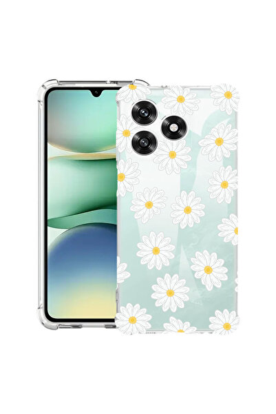 bestcase Carcasă antișoc compatibilă cu Honor X5c Plus / X5c, Happy Flowers D...