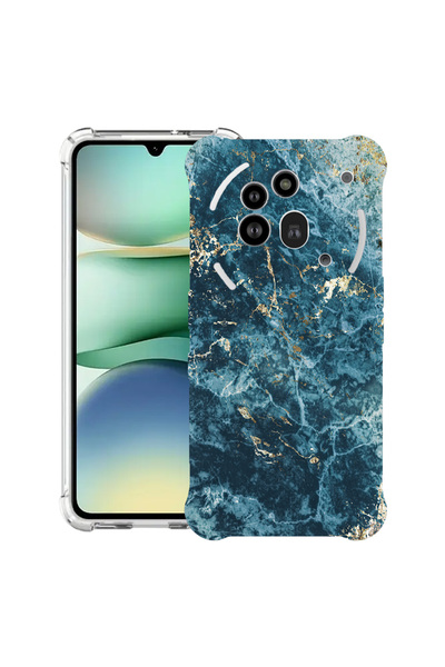 bestcase Carcasă antișoc Husa compatibilă cu Nothing Phone (3a) Pro, marmură ...