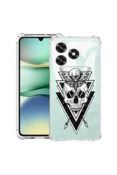 bestcase Carcasă antișoc Husa pentru Honor X5c Plus / X5c, cu aspect de craniu