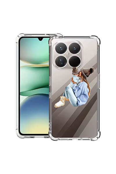 bestcase Husa antișoc compatibilă cu Motorola Moto G86 Power, Fată Mamă cu un...