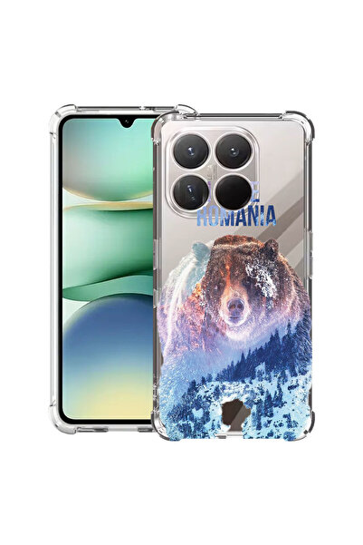 bestcase Husa Anti Shock compatibilă cu Motorola Moto G86 Power, I Love Romania