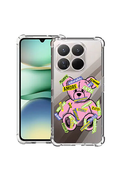 bestcase Husa antișoc compatibilă cu Motorola Moto G86 Power, Teddy Bear Amour