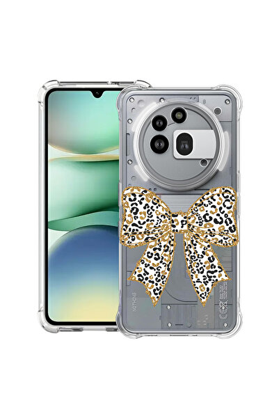 bestcase Θήκη Husa Anti Shock συμβατή με Nothing Phone (3a) Pro, Leopard Bow,