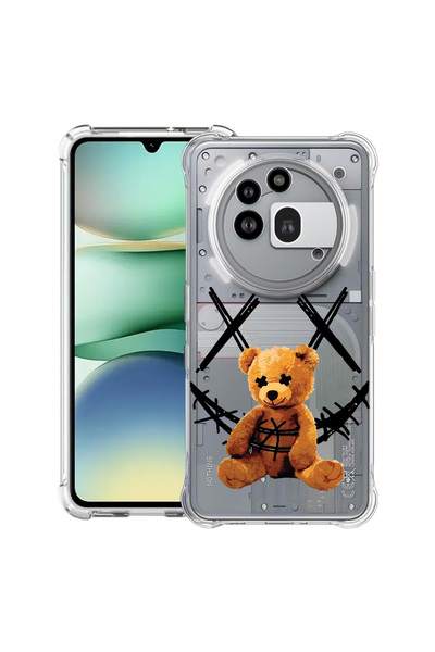 bestcase Husa antișoc compatibilă cu Nothing Phone (3a) Pro, zâmbet de ursule...