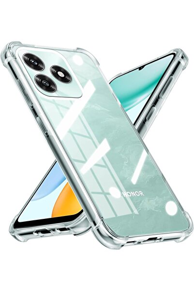bestcase Carcasă antișoc compatibilă cu Honor X5c Plus / X5c, transparentă