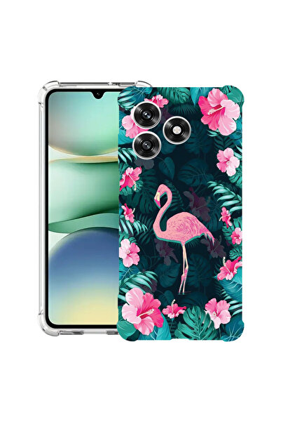 bestcase Θήκη Husa Anti Shock συμβατή με Honor X5c Plus / X5c, Flamingo
