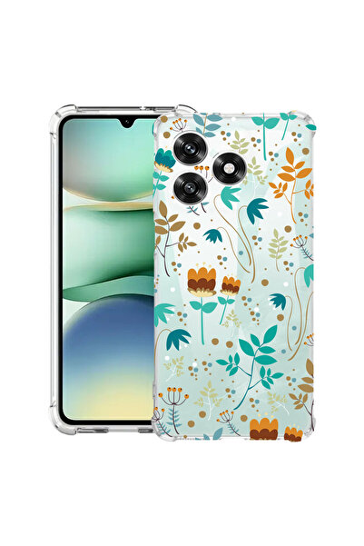 bestcase Carcasă antișoc Husa compatibilă cu Honor X5c Plus / X5c, Flori de p...