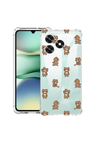 bestcase Carcasă antișoc Husa compatibilă cu Honor X5c Plus / X5c, model ursu...