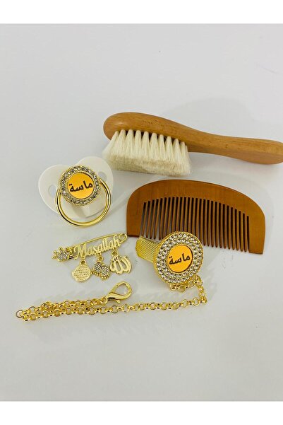 LİFİİ KİŞİYE ÖZEL TASARIMLI ARAPÇA İSİMLİ-EMZİK-EMZİK ZİNCİRİ-YAKA İĞNESİ-BEB...