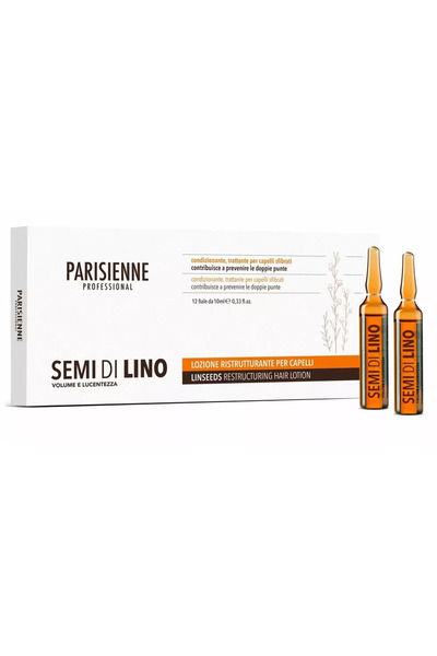 Parisienne لوشن لإعادة بناء الشعر غني بمستخلص زيت بذور الكتان للشعر الضعيف وا...