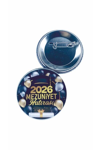 Gokco Mezuniyet Hatırası Buton Rozet 58mm