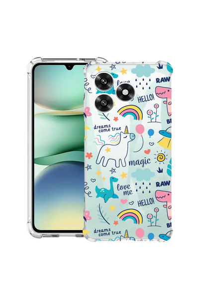 bestcase Husa Anti Shock Case compatible with Honor X5c Plus / X5c, Unicorn -...