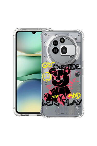 bestcase Husa antișoc compatibilă cu Nothing Phone (3a) Pro, Teddy Bear Lets ...