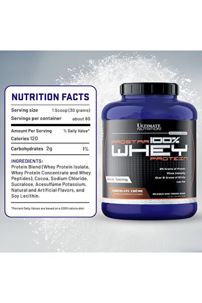 Ultimate Nutrition Prostar whey Chocolate 5 lbs