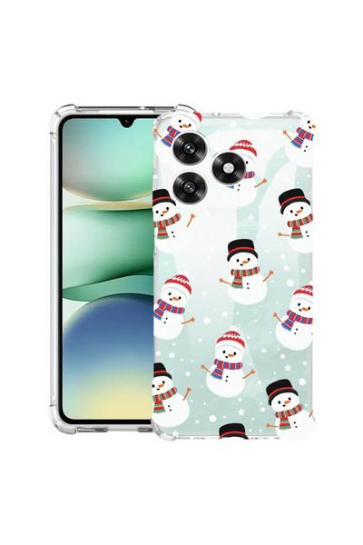 bestcase Carcasă antișoc Husa compatibilă cu Honor X5c Plus / X5c, Om de zăpadă