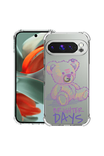 bestcase Carcasă antișoc compatibilă cu Google Pixel 10 Pro / Pixel 10, Teddy...