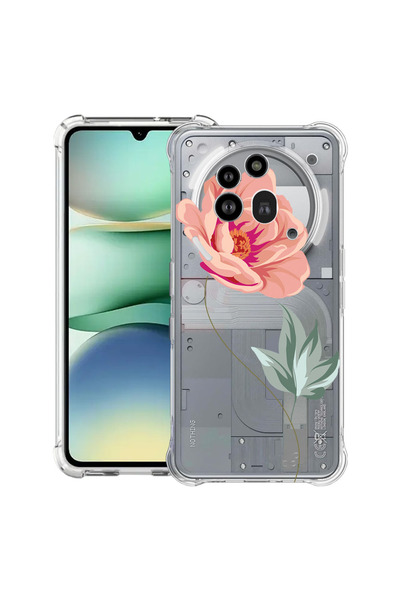 bestcase Husa antișoc compatibilă cu Nothing Phone (3a) Pro, roz, 3119592 AS 127