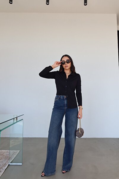 Özge Özgenç Wide Leg Tumbled Jean