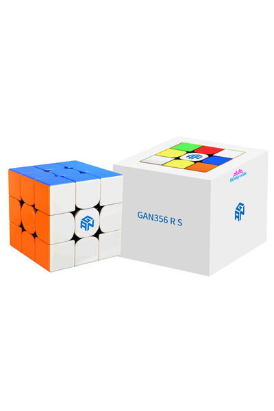 hediyecik GAN 356 RS 3x3 Speed Cube Zeka Küpü Akıl Küpü Rübik Küp Stickerless
