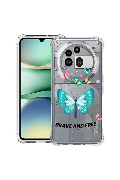 bestcase Carcasă antișoc Husa compatibilă cu Nothing Phone (3a) Pro, Butterfly
