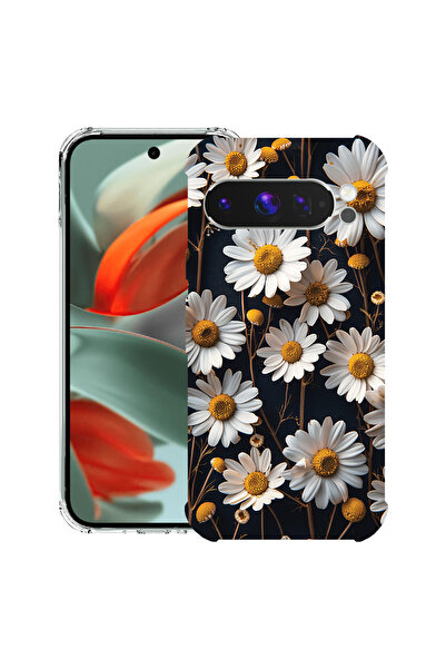 bestcase Carcasă antișoc Husa compatibilă cu Google Pixel 10 / Pixel 10 Pro, model 3D Daisy