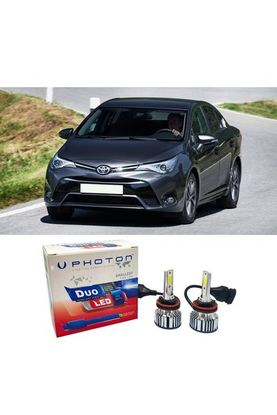 Photon Toyota Avensis Kısa Far Ampulü H11 Duo Yeni Seri Beyaz 2009-2018