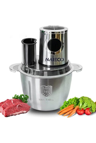 Generic مفرمة لحم كهربائية ومعالج طعام من نايكو بقوة 1000 واط