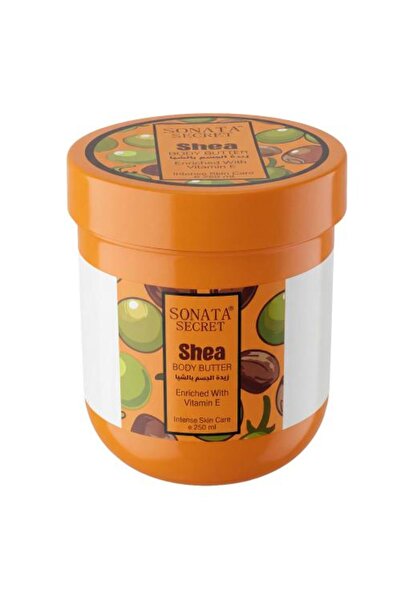 SONATA SECRET زبدة للجسم بزبدة الشيا وفيتامين هـ - 250 مل