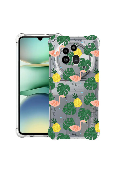 bestcase Husa antișoc compatibilă cu Nothing Phone (3a) Pro, Flamingo