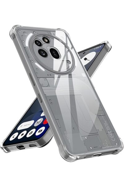 bestcase Θήκη Husa Anti Shock συμβατή με το Nothing Phone (3a) Pro, Διαφανής