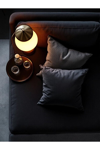 JACA 2-Piece Square Linen Fabric Solid Color Throw Pillow Cover (2 Pieces)