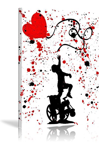 ALAYRA International Graffiti Canvas Wall Art 30x40cm Colorful Street Art Fra...